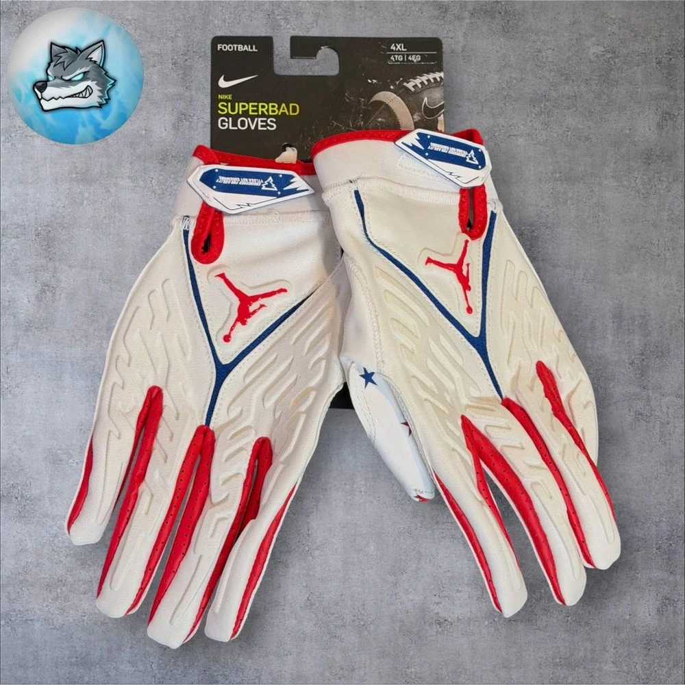 Nike Jordan Superbad USA Stars Player Edition Football Gloves 4XL HF6652-146